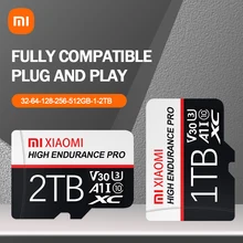 Xiaomi Micro TF SD Card 2TB Memory Card 1TB Class10 Micro TF A1 High Speed Flash TF Cards 512GB 256GB C10 for Mobile Phone