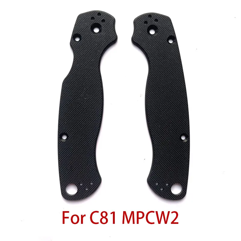 

1pair G10 Blade Handle Patch for Para 2 C81 MPCW2 Spider Knife Patch Material DIY Accessories