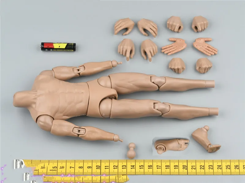 

1/6 Scale 12''IQO91009 Male Body with Hand and Feet Types