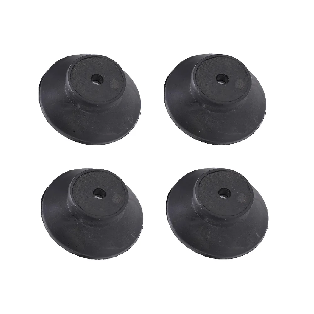 

4pcs Air Compressor Black Rubber Pad Replacement Foot Pads M6 Vibration Isolator 44*20mm Air Compressor Pad Spare Parts