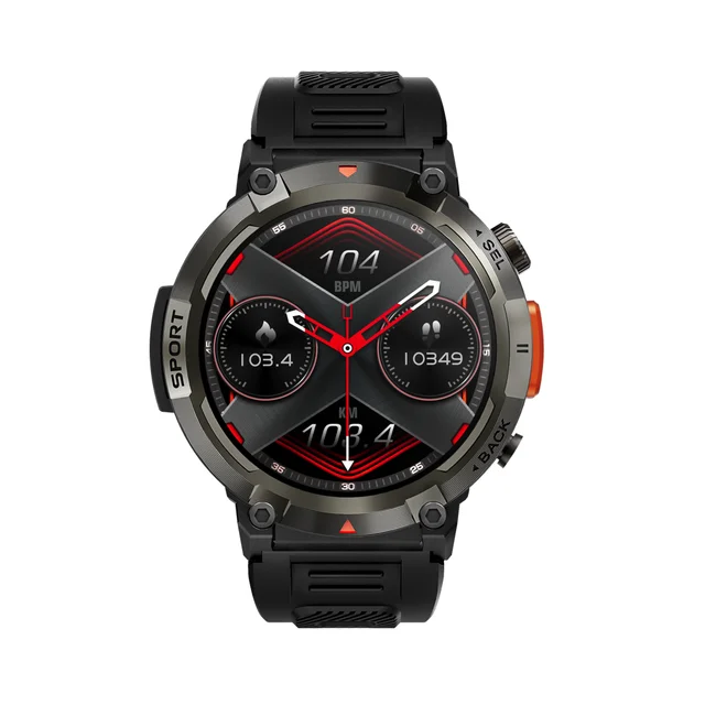 2023 New Smartwatch S100T 1.45 Inch TFT HD Screen BT 5.0 Flashlight Night Sports Fitness Bracelet Smart Watches For Men 2