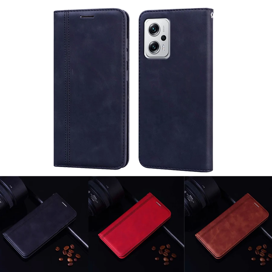 

Business Flip Case For Xiaomi Poco X4 GT Funda Coque Book Stand Leather Flip Phone Cover For Xiami Xiomi Poko X4GT X 4 GT Etui