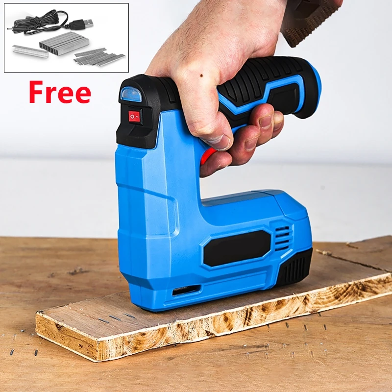Electric Staple Gun Nail Gun Furniture Woodworking Upholster