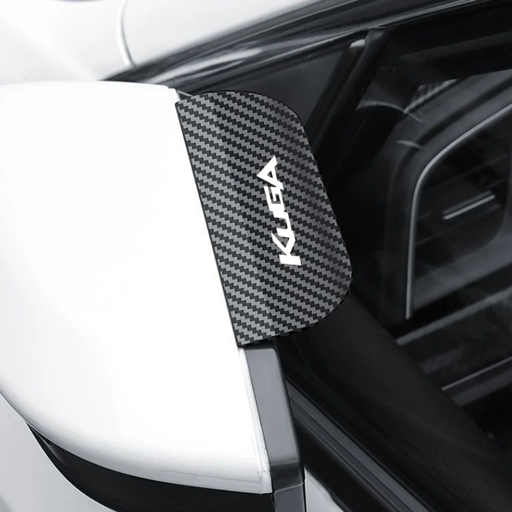 Автомобильное зеркало заднего вида козырек от дождя из углеродного волокна