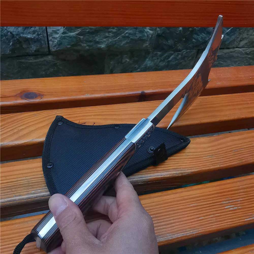 330 мм топор Тактический кемпинг военный боевой Томагавк Кливер садовый ручной