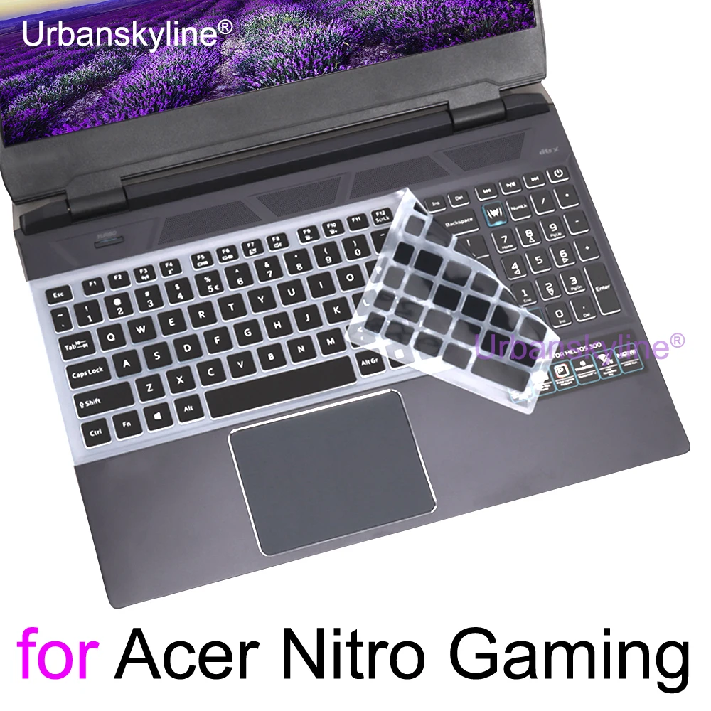 Чехол для клавиатуры для Acer Nitro 7 5 Spin AN515 AN517 AN715 51 52 53 54 55 56 57 NP515 V 15, силиконовая защитная оболочка для телефона 15,6 17,3