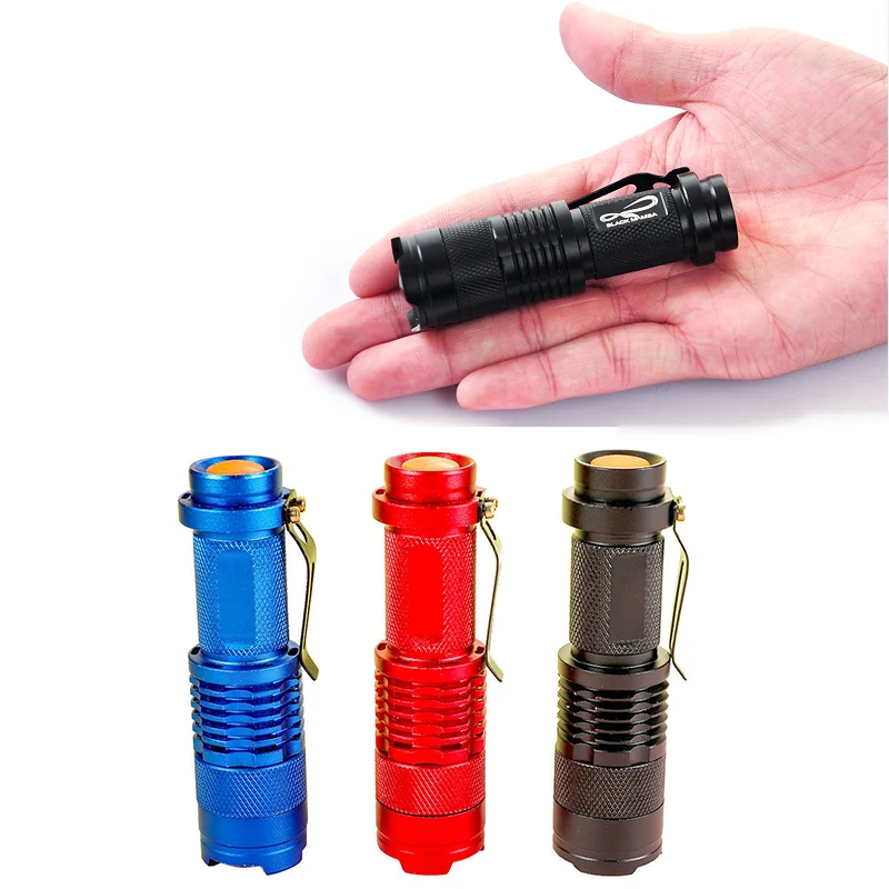 

Mini LED Flashlight Set Handheld Pen Light linterna Rechargeable Zoom Fishing Lantern Powerful Tactical Flash Light Camping Lamp