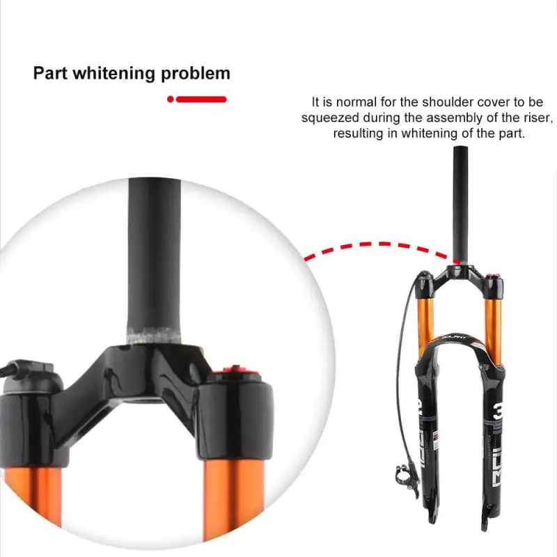Передняя вилка велосипеда высокопрочный алюминиевый сплав амортизирующий
