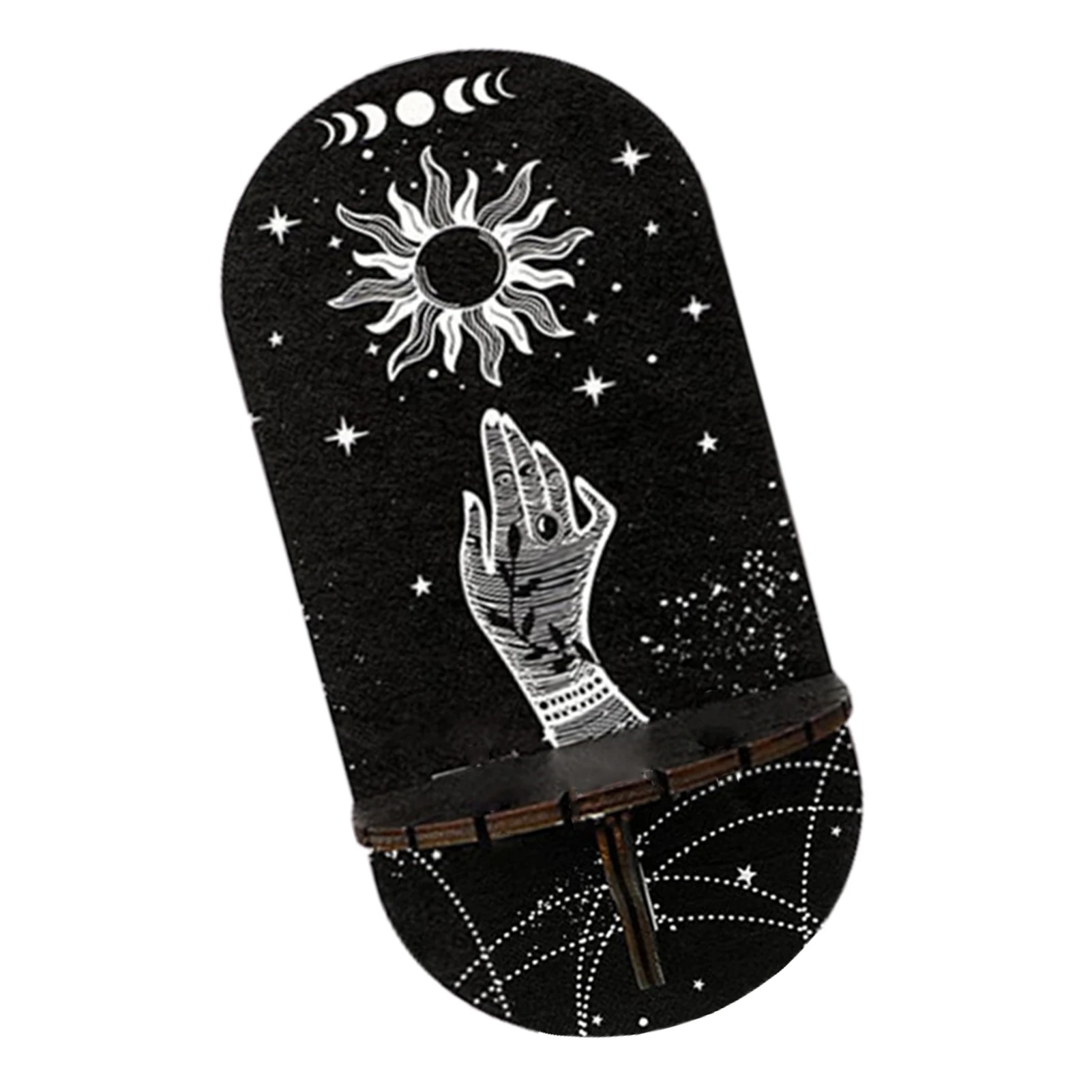 

Small Crystal Shelf Small Crystal Shelf Decorations Boho Hand Moon And Stars Shelf Crystal Wall Decor For Bedroom Living Room