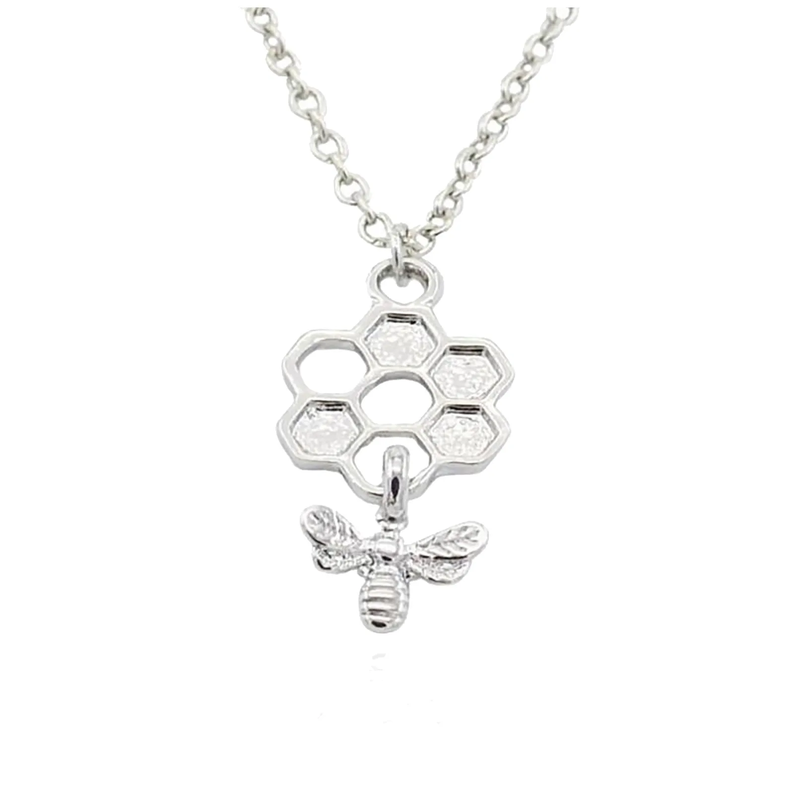 

Fashion Nice Necklace Pendant Bee Necklace Gift Honeycomb For Girls Bee Necklaces & Pendants