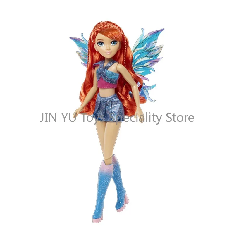 Фото Коллекционные куклы Winx Club 2025: 6 модных фей, 10,5 дюймов, с крыльями и мерцающими нарядами. Игрушки для девочек: Блум, Стелла, Флора. №4