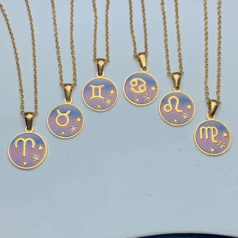 Ожерелье с подвеской из нержавеющей стали Дева