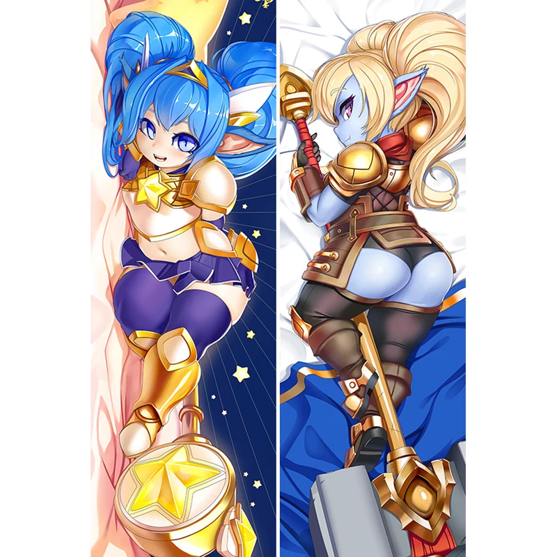 

Popular Game Anime Keeper of the Hammer Poppy Dakimakura Pillow Case Hugging Body Pillowcase Long Cushion Cover