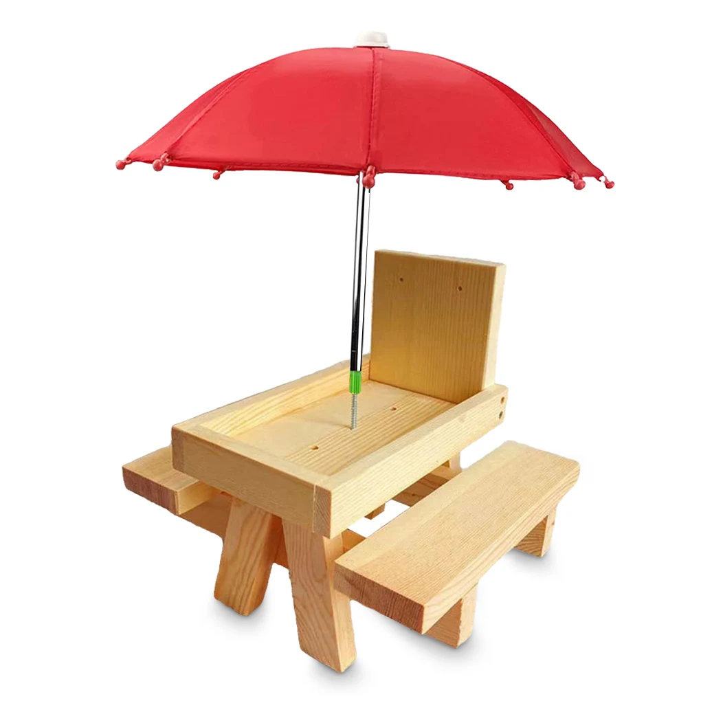 

Деревянная кормушка для животных, портативный антикоррозийный держатель для питомцев и пикника, с винтовой крышкой, для дома, кукурузы, еды