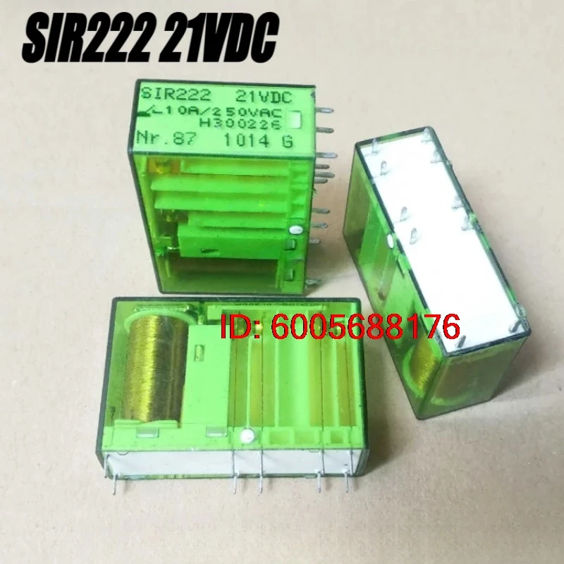 (Новый) 5 шт.лот SIR222 21VDC 21V 10-контактное реле безопасности (art.: 3920dcf13226d) - 3920dcf13226d