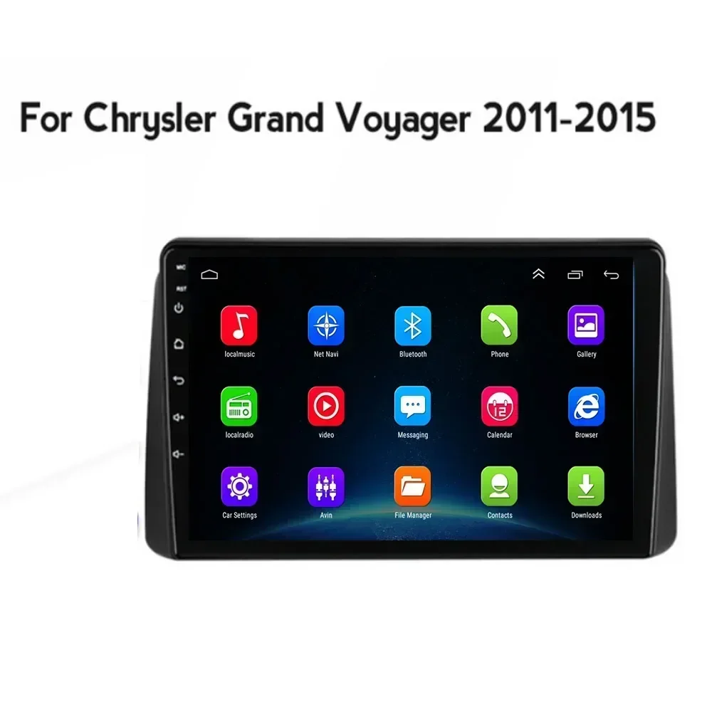 Android 13 2din Автомобильный радиоприемник с GPS-видео Мультимедийный плеер для Chrysler Grand