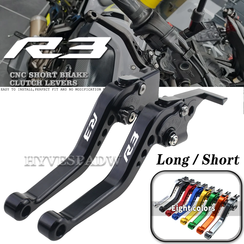 

Motorcycle Accessories Handles Lever Short Brake Clutch Levers For YAMAHA YZF R3 2016 2017 2018 2019