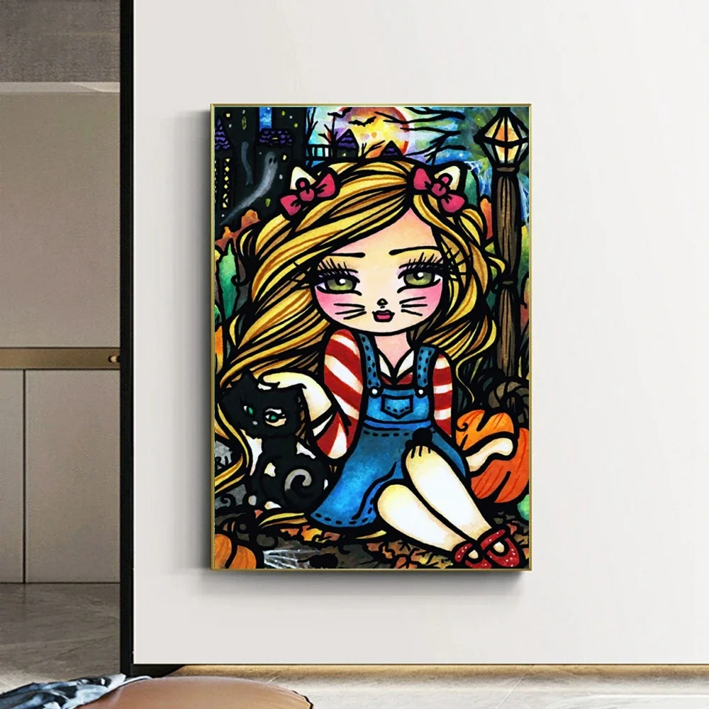 5D Комплект Алмазной Живописи Красивая Сказочная Мозаика Полная Работа Круглая