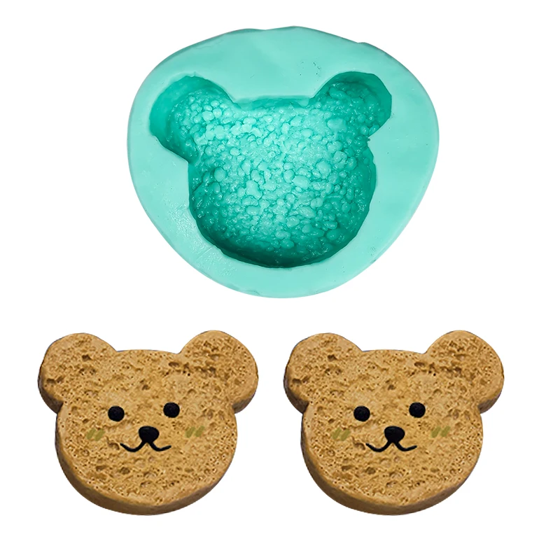 

Bear Biscuit Mold For Cookie Silicone Mould Fondant Cake Baking Molds Decorating Tool Sugar Craft Chocolate Cutter Moulds