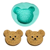 bear biscuit mold for cookie silicone mould fondant cake baking molds decorating tool sugar craft chocolate cutter moulds
