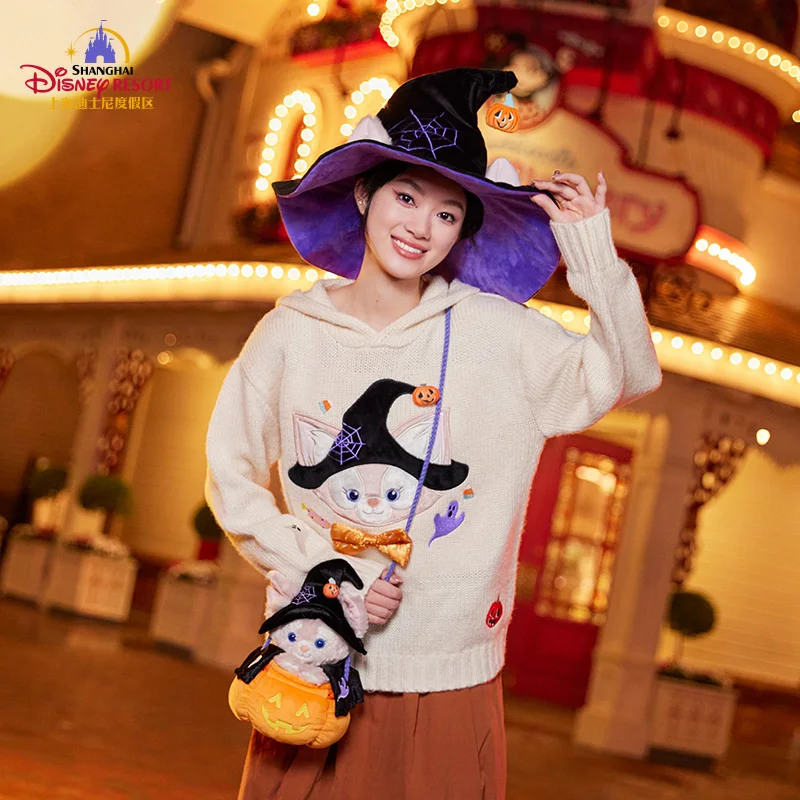 

Повязка на голову Disney 2023, серия Duffy And Friends, Хэллоуин, Daffy Linna Belle Shirley May, сумка через плечо, шляпа ведьмы, подарки на Хэллоуин