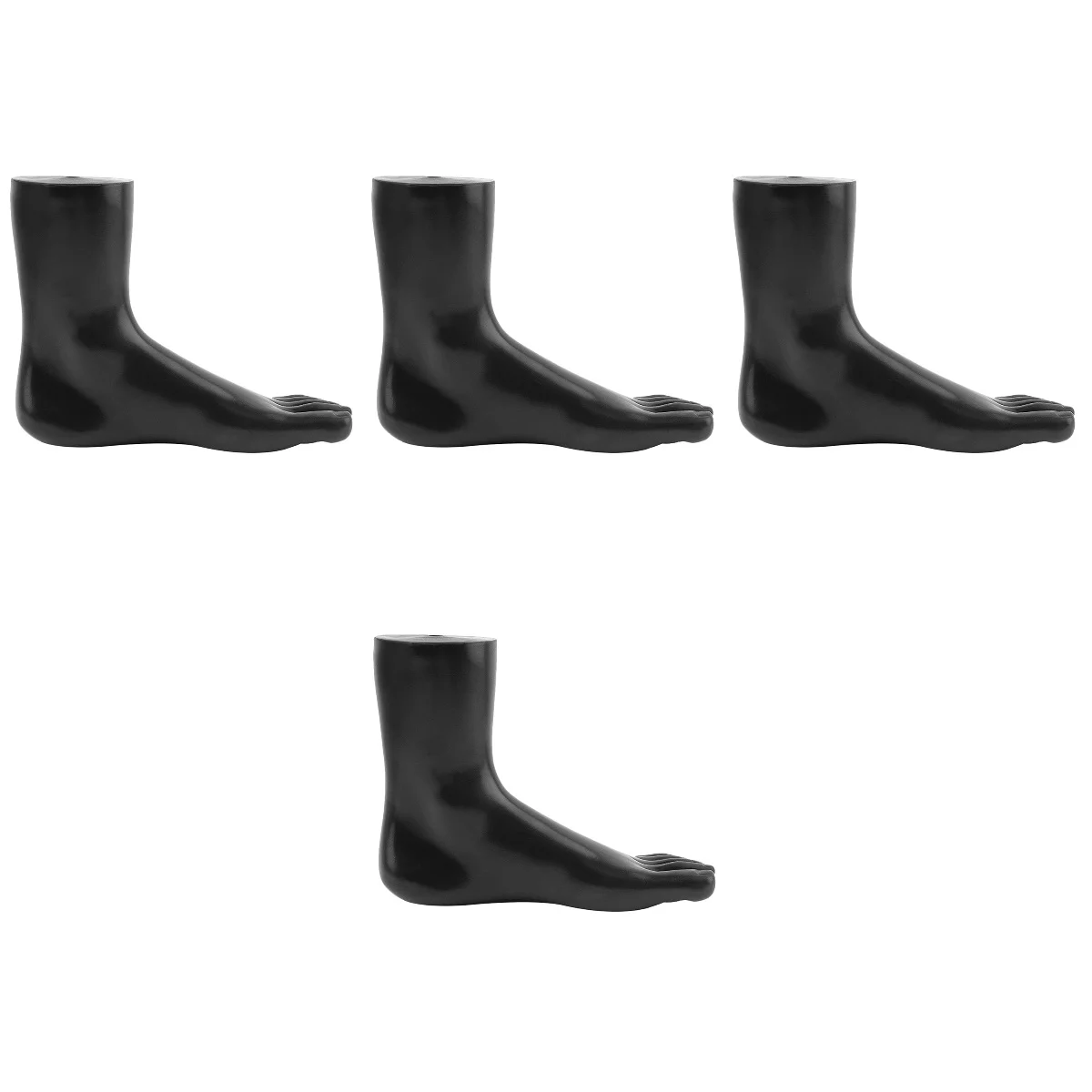 

Divided Toe Socks Mold Display Fake Feet Foot Mannequin Unisex Shoes Holder Model Blockers Male