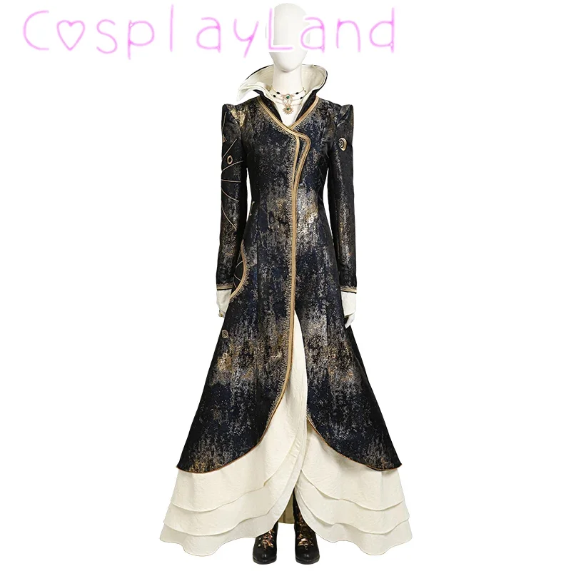 Ведьма Мадам Моррибл Косплей Костюм Женский Наряд Рождество Новый Год Необычные