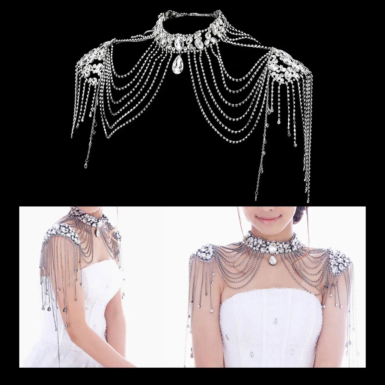 

1Pcs Shoulder Chain Necklace Gift Durable Accessories for Wedding Party Gril