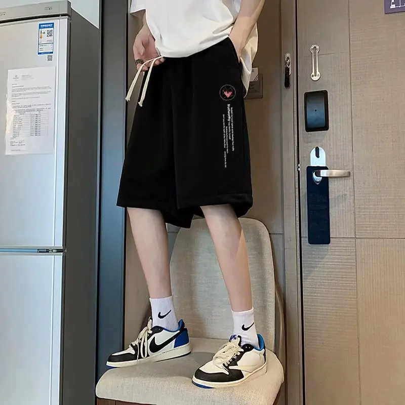 

Men's five-point pants summer thin loose sports pants gray sweatpants Hong Kong fashion trend brand new casual shorts