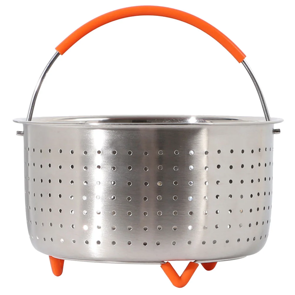 

Steamer Pot Basket Stainless Metal Steel Dim Sum Pan Steam Insert Steaming Cookware Saucepans Soup Induction Rack Cooking