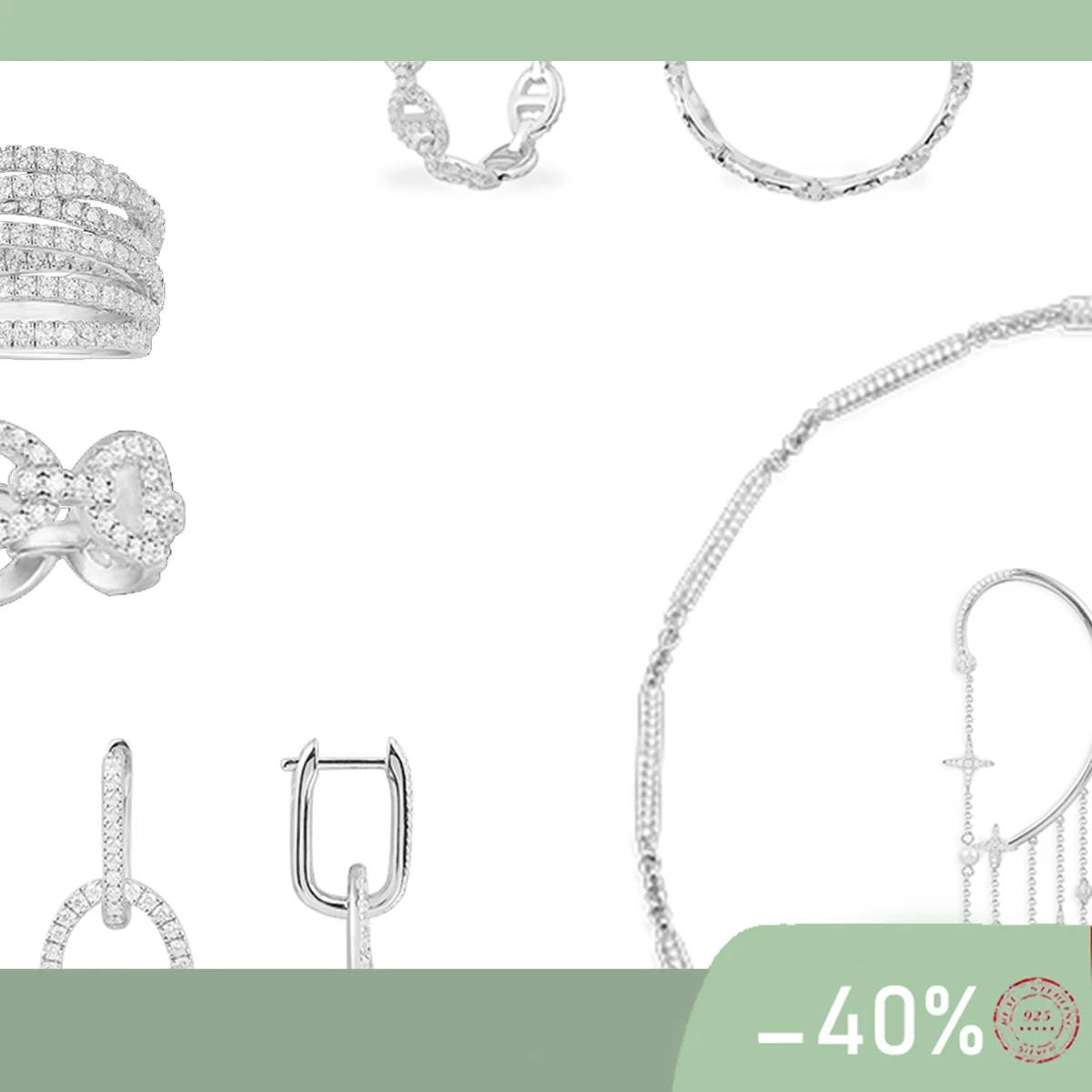 

High-quality 925 Silver Fashion Banquet Wedding Women's Jewelry