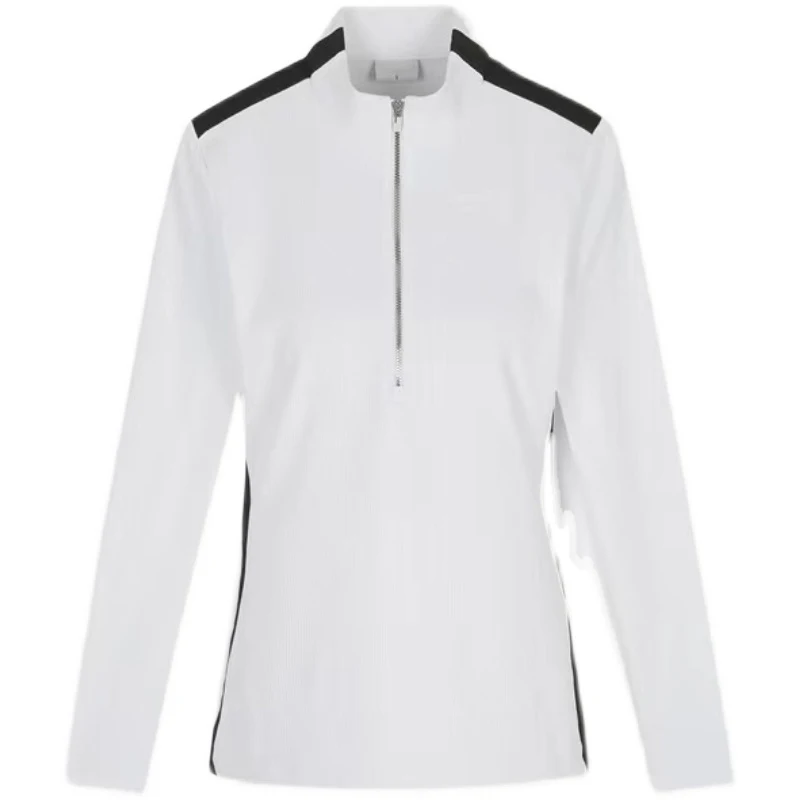 

Golf clothing sunscreen long-sleeved T-shirt thin and quick-drying bottoming top with zipper