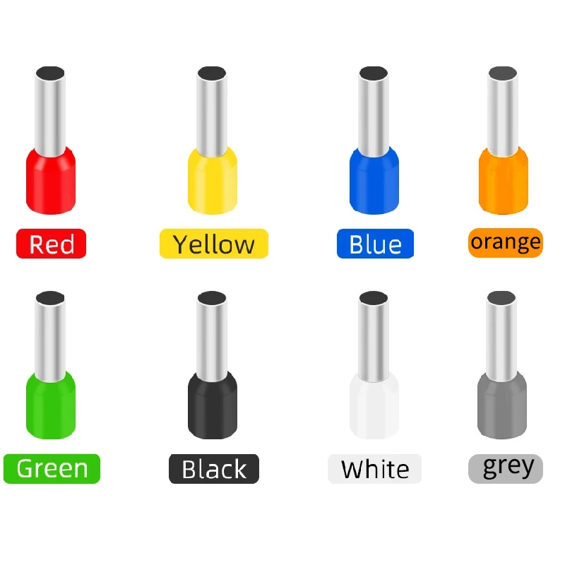 

Insulated Terminal Connector All Colors Ve0508 7508 1008 1508 2508 4009 Copper Cable Crimping Cold