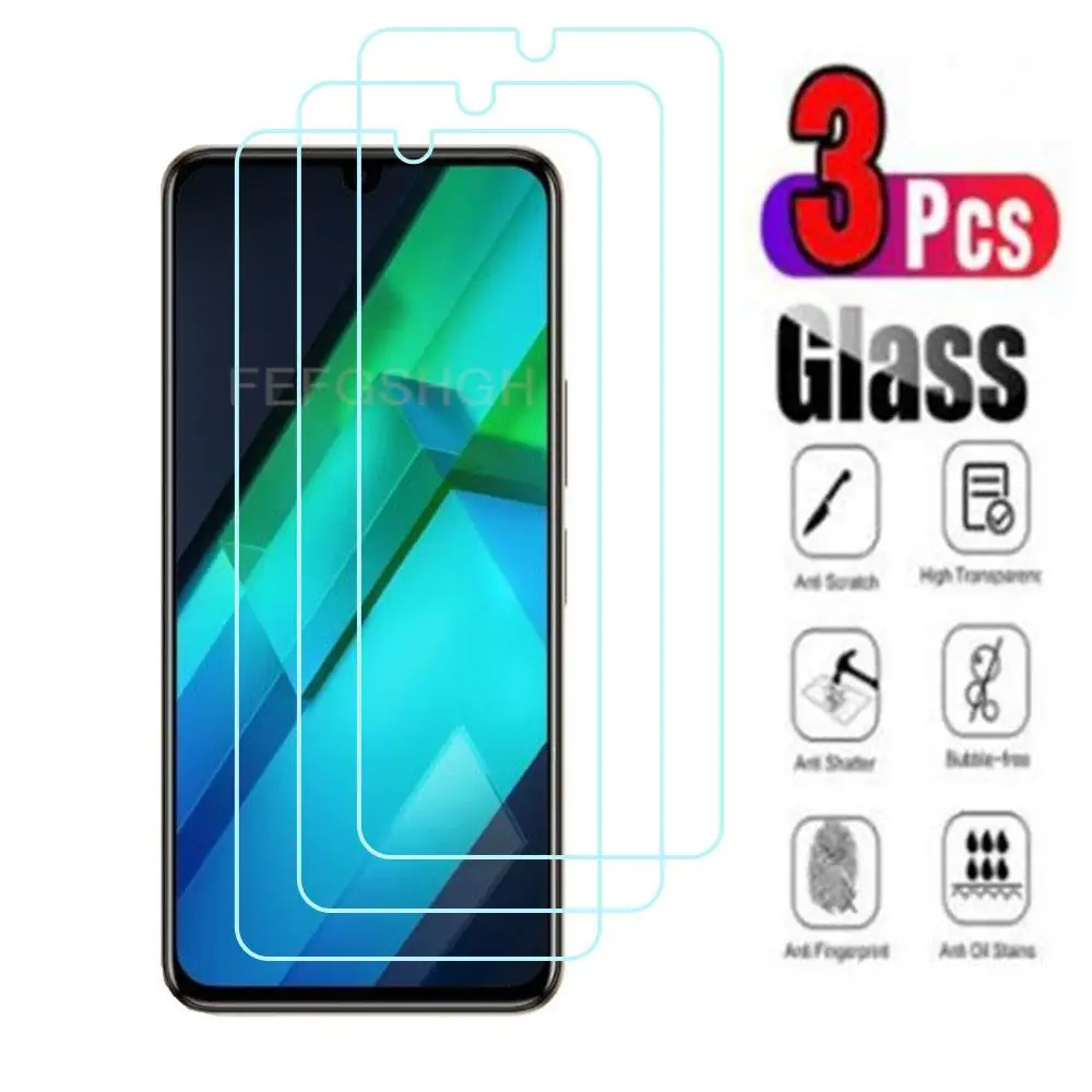 3Pcs Protective Tempered Glass For Infinix Note 12 VIP Note12 G88 G96 12i X672 X663 X670 Screen Protector Protection Cover Film