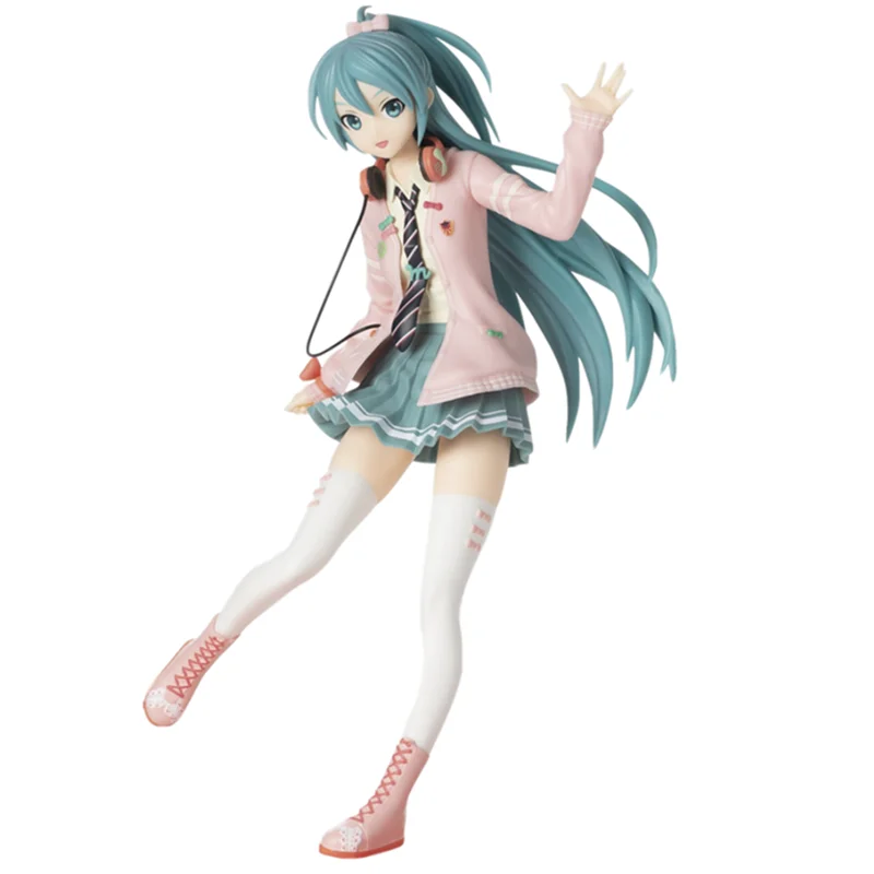 

2022 Anime Hatsune Miku Action Figure Cute Kawaii Virtual Singer Miku Manga Statue Figurines Pvc Collectible Toy Model Gift