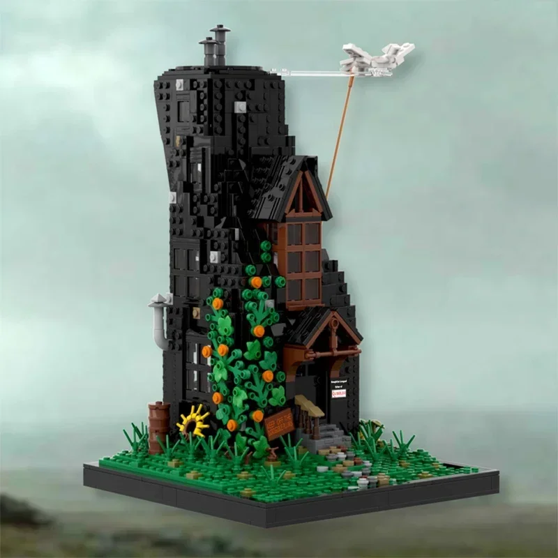 Волшебная школьная модель Moc строительные кирпичи дом на альпиниту технология
