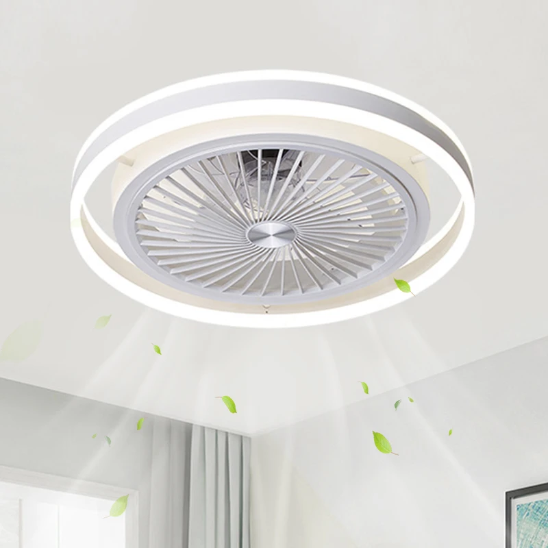 

Invisible fan fan light living room dining room bedroom home minimalist modern chandelier electric fan light ceiling fan light