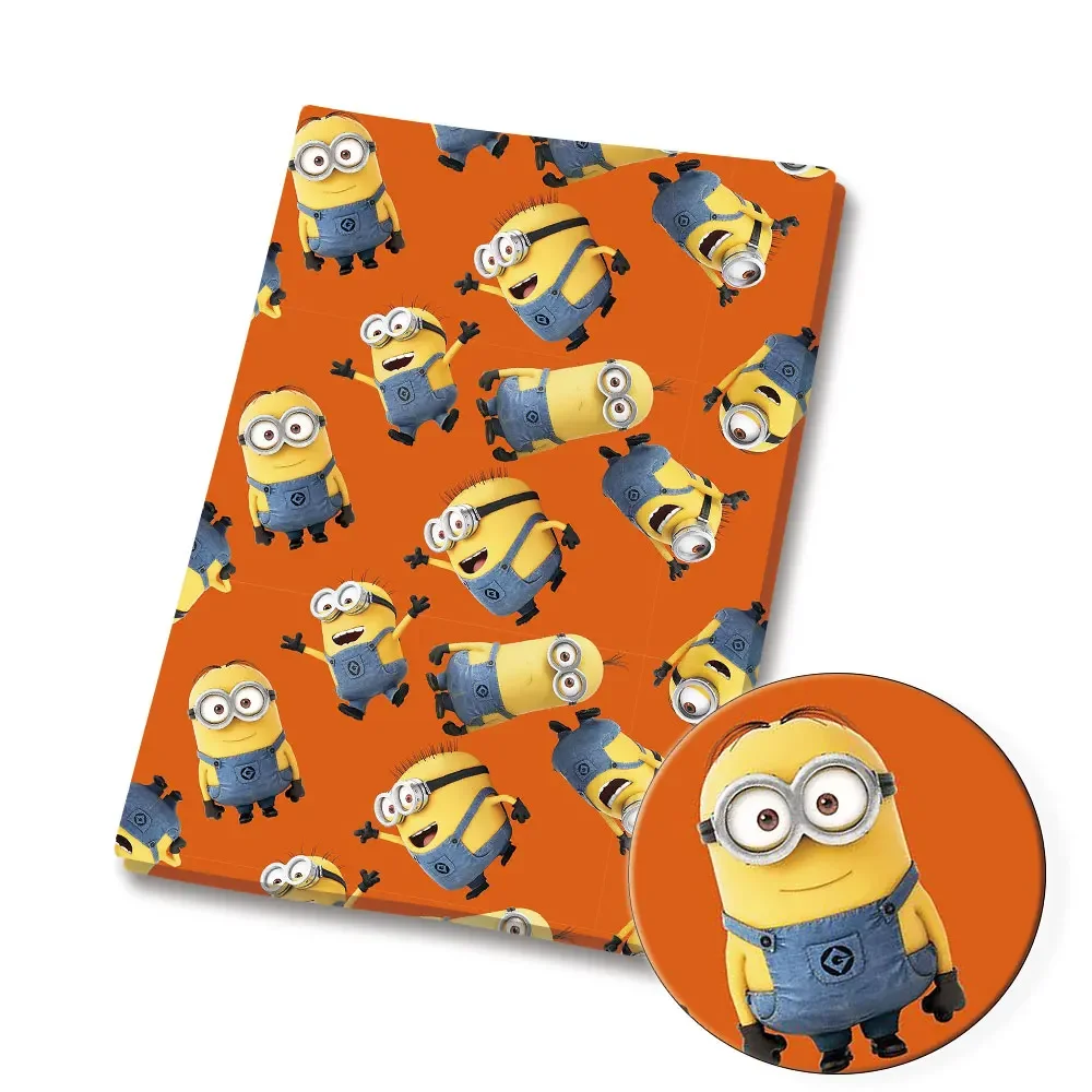 BEAST KINGDOM Миньоны хлопковая ткань с героями мультфильмов лоскутная детский