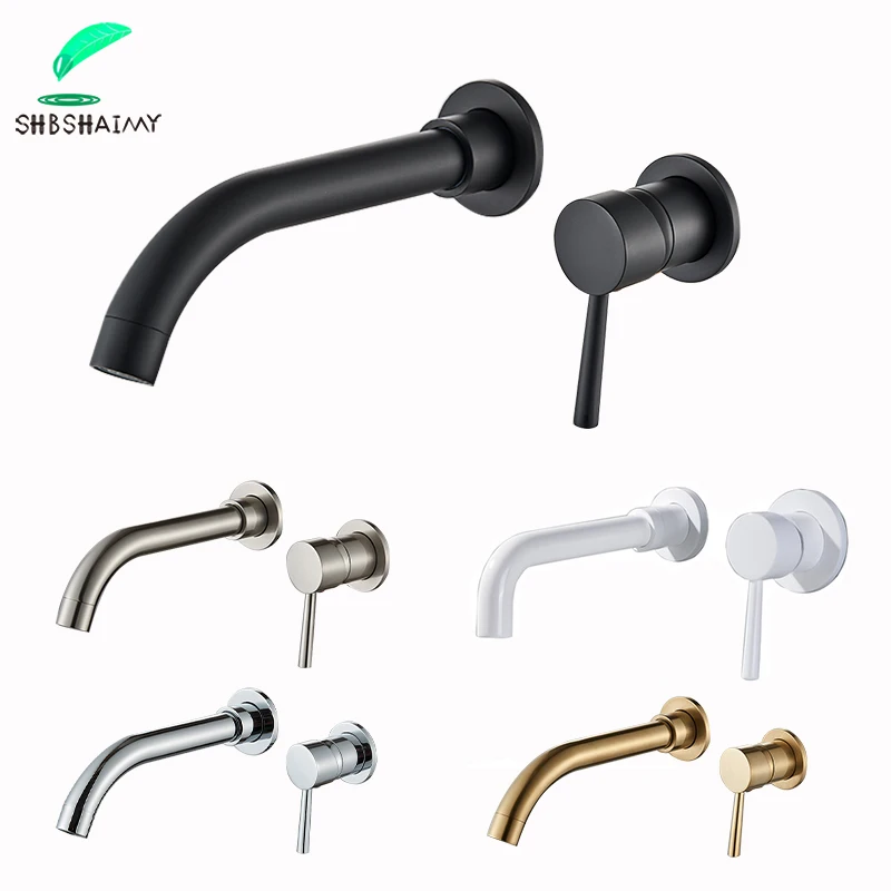 Смеситель для раковины в ванную комнату настенный смеситель вращающийся на 360