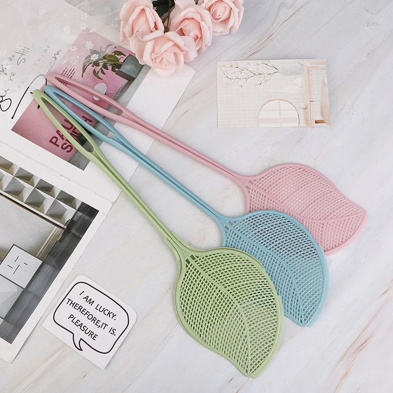 

1pcs Adjustable Plastic Fly Swatter Home Long Handle Flyswatter Flapper Insect Killer