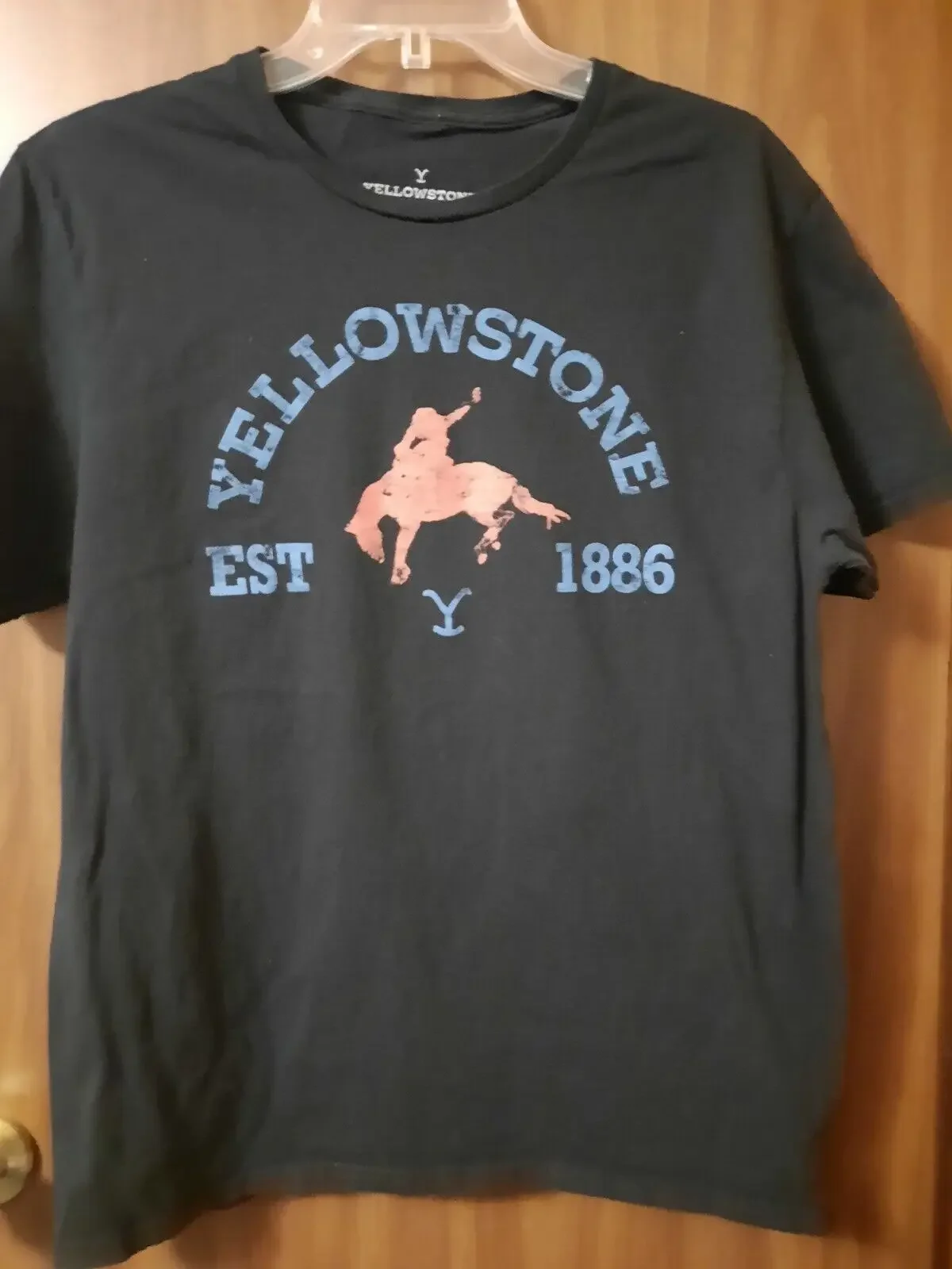 Мужская одежда желтая черная футболка с графическим принтом Футболка L 42/44