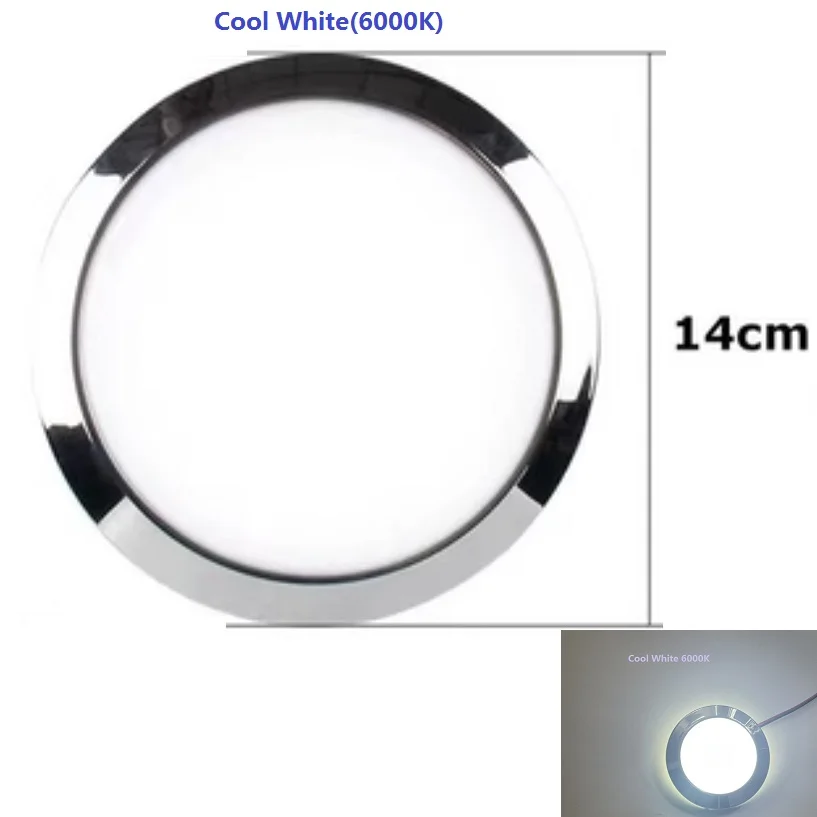 

Φ 70 мм светодиодный купольные светильники 2,5 Вт 12 вольт DC внутренняя потолочная лампа для автомобиля RVs автофургон для кемпера Холодный/теплый белый