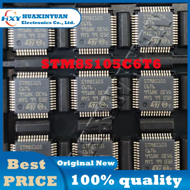 

Микроконтроллер STM8S105C6T6 STM STM8S105 STM8S105C6T, фонарь памяти 8 бит, микроконтроллер, новая фонарь