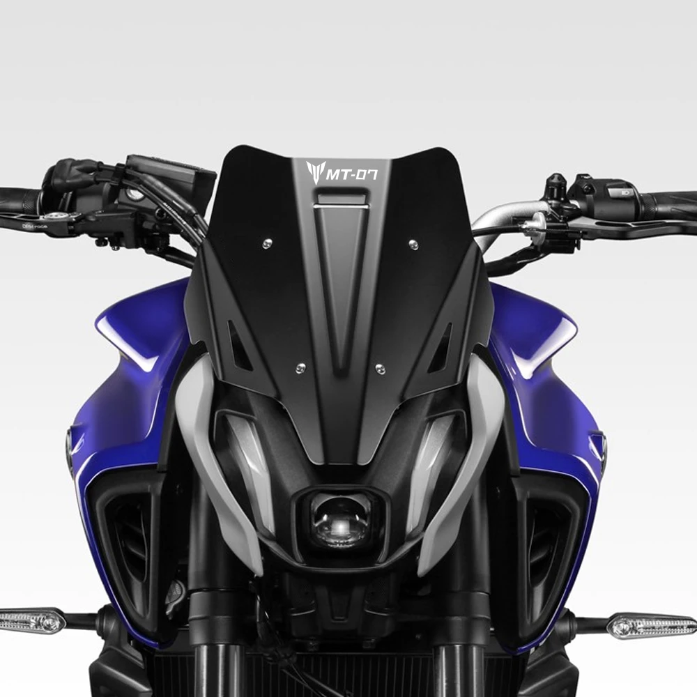 

Fits For YAMAHA FZ07 MT07 MT-07 mt07 2021 2022 Motorcycle Windshield Windscreen Aluminum Kit Deflector Fairing Cover