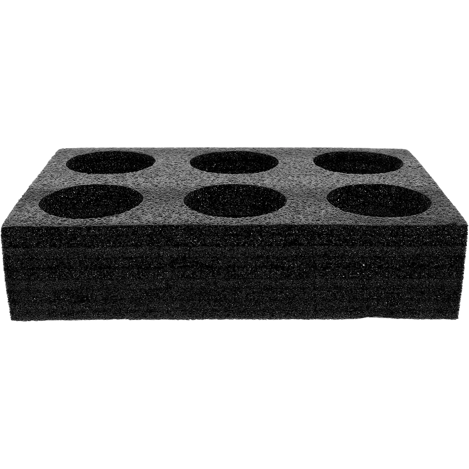 Trip Drink Milk Tea Cup Holder Beverage Takeout Multi-hole Holders Disposable Black Carrier Trays Travel