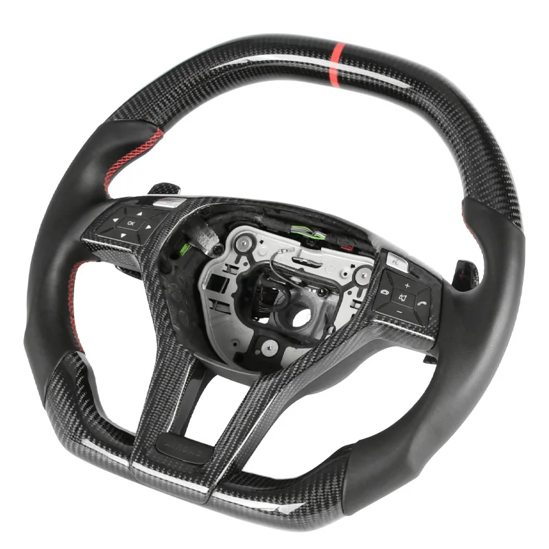 

Рулевое колесо из углеродного волокна для Mercedes Benz W177 W205 S205 W213 W222 C257 X166 A C E G S Class CLS