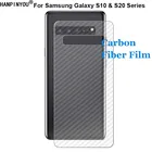 Для Samsung Galaxy S10 S10e S20 Lite Plus Ultra LTE  5G 3D защитная пленка из углеродного волокна с защитой от отпечатков пальцев