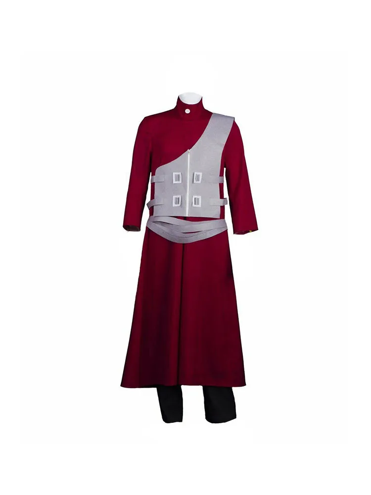 Аниме Наруто Гаара косплей костюм Шипуден одежда красное пальто индивидуальный