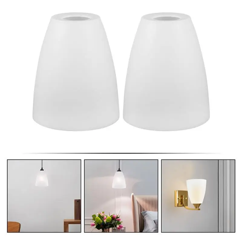 

2pcs Plastic Lamp Cover 42mm Opening Chandelier Lamp Cover Plastic Lampshade Supply Chic Light Accessory Lamp Shade Table