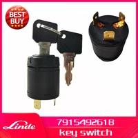 linde forklift part 802 key switch 7915492618 used on 1151 1152 1158 131 pallet truck t16 t18 t20 t30 372 stacker l14 l16 new